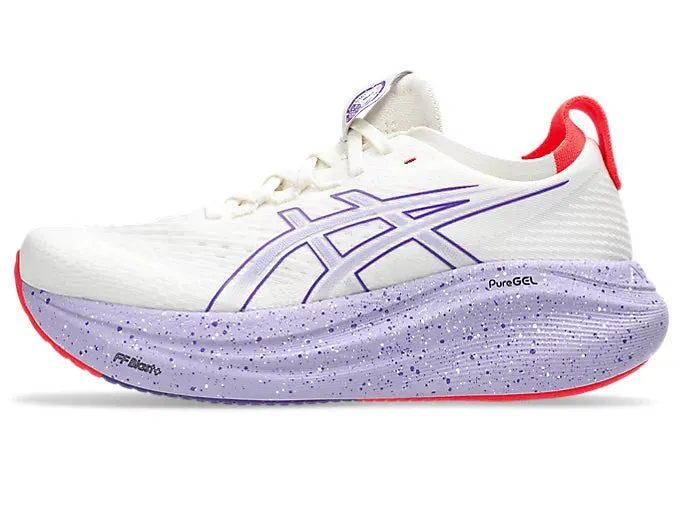Asics Nimbus 27 (TOKYO) - Womens sustainable production shoes Bouncy Long Distance Cushioning