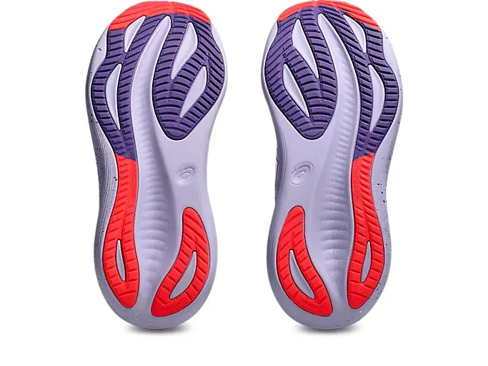 running in a travertine pool area shoes anti - fatigue shoe quality Asics Nimbus 27 (TOKYO) - Womens