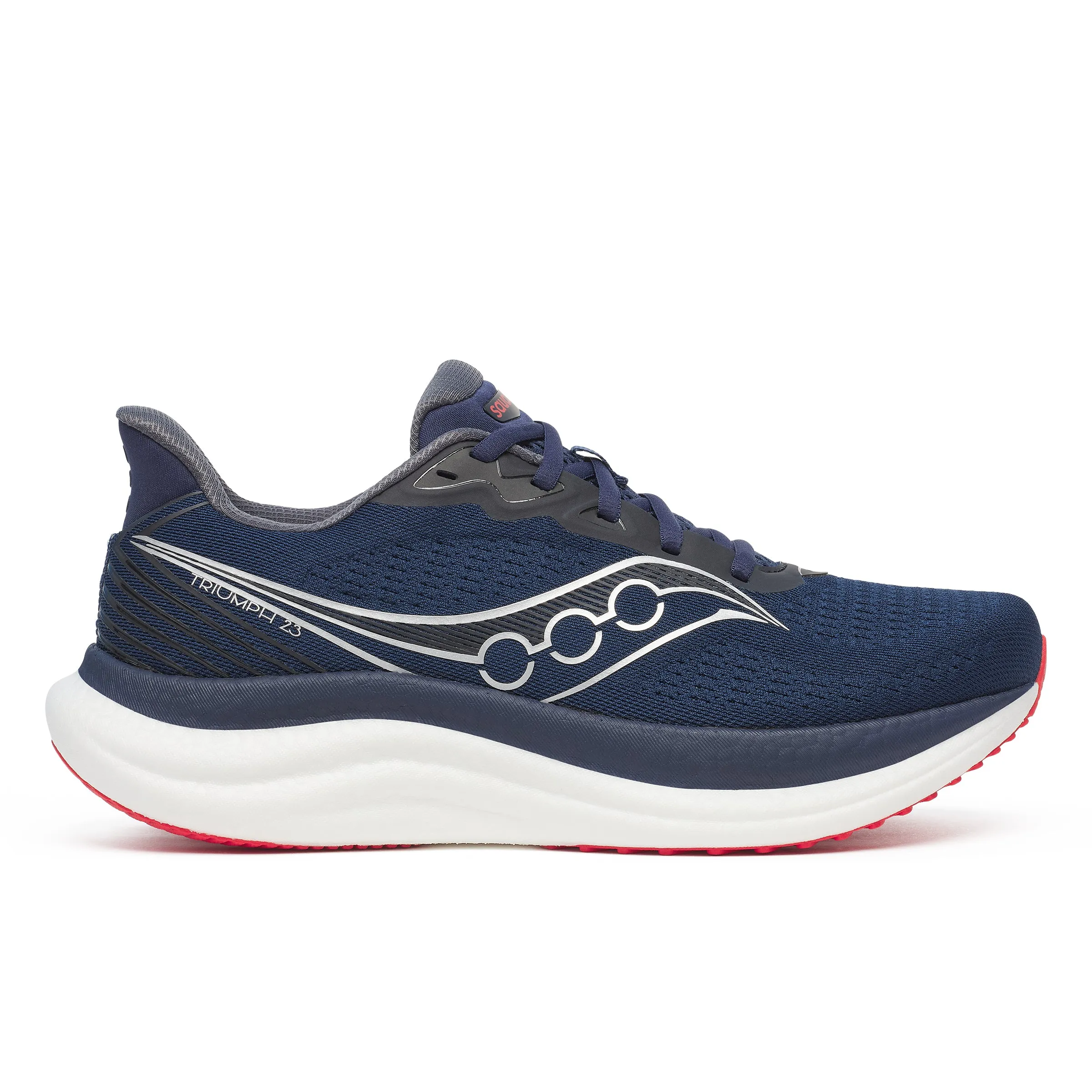healthy competition titanium - reinforced shoes Men's Triumph 23 (210 - Navy/Red)