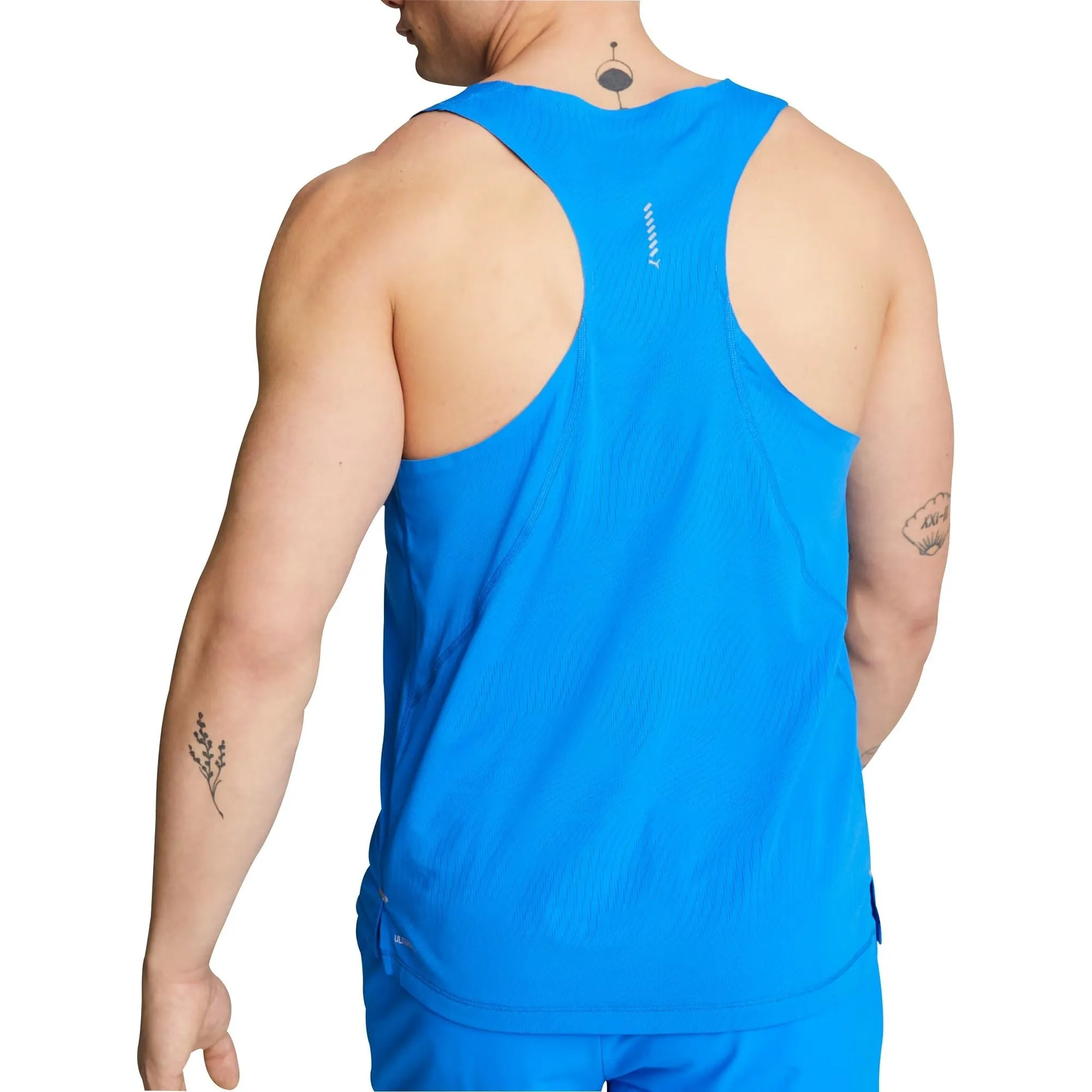 Puma Ultraspun Mens Running Vest - Blue Good ventilation