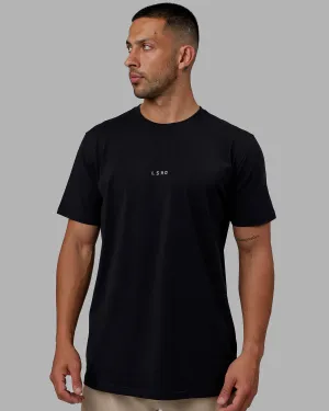 Base FLXCotton Tee - Black Essential Wardrobe