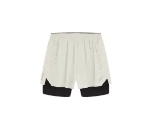 Day Fit Men's Dual Run Shorts | Light Grey