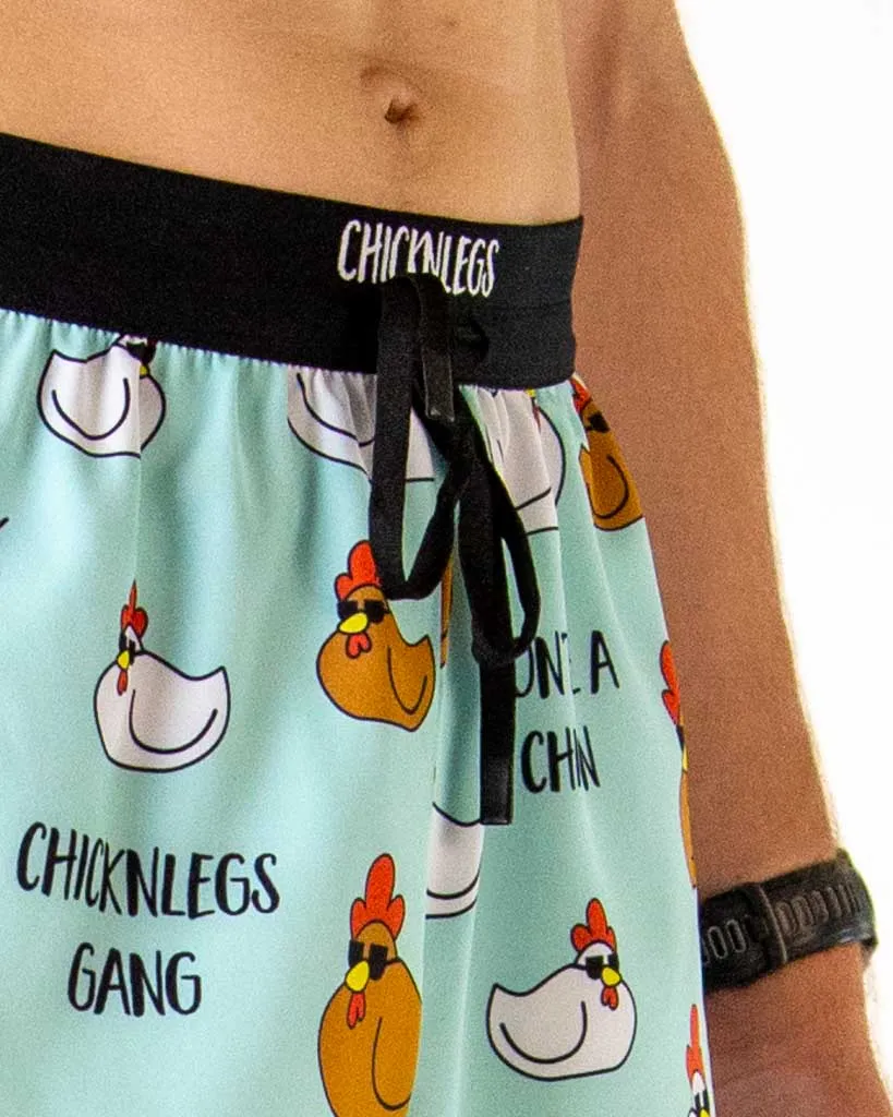 Men's Swaggy Chickns 2" DS Split Shorts Comfortable Style