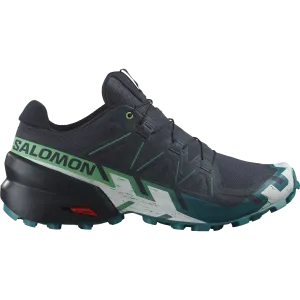 Men's Speedcross 6 (Carbon/Tahitian Tide/White) Unidirectional Flex Zones