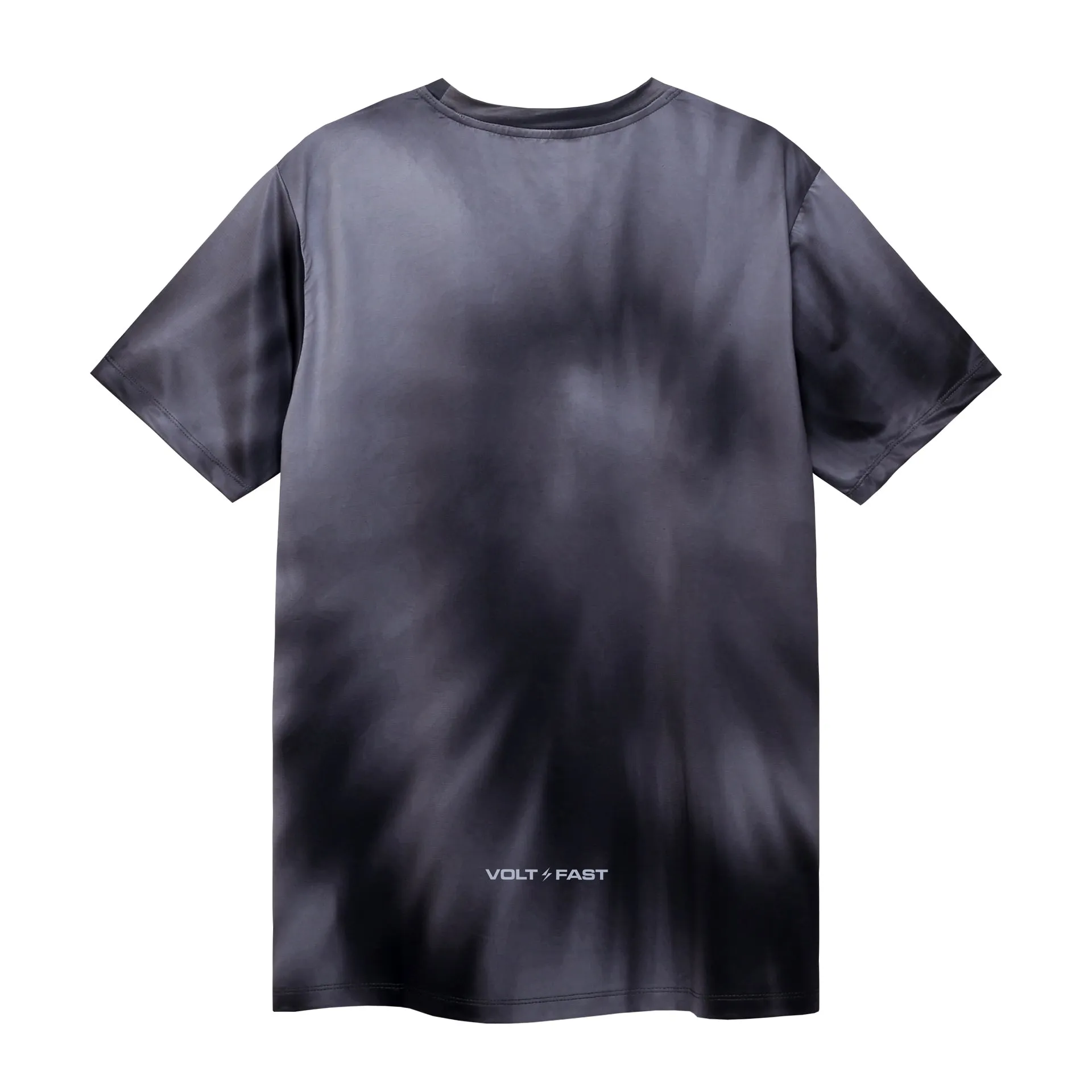 Flex Fit Cozy Layer Volt and Fast Lightning Running Jersey Tie Dye Series V1-SL-Black