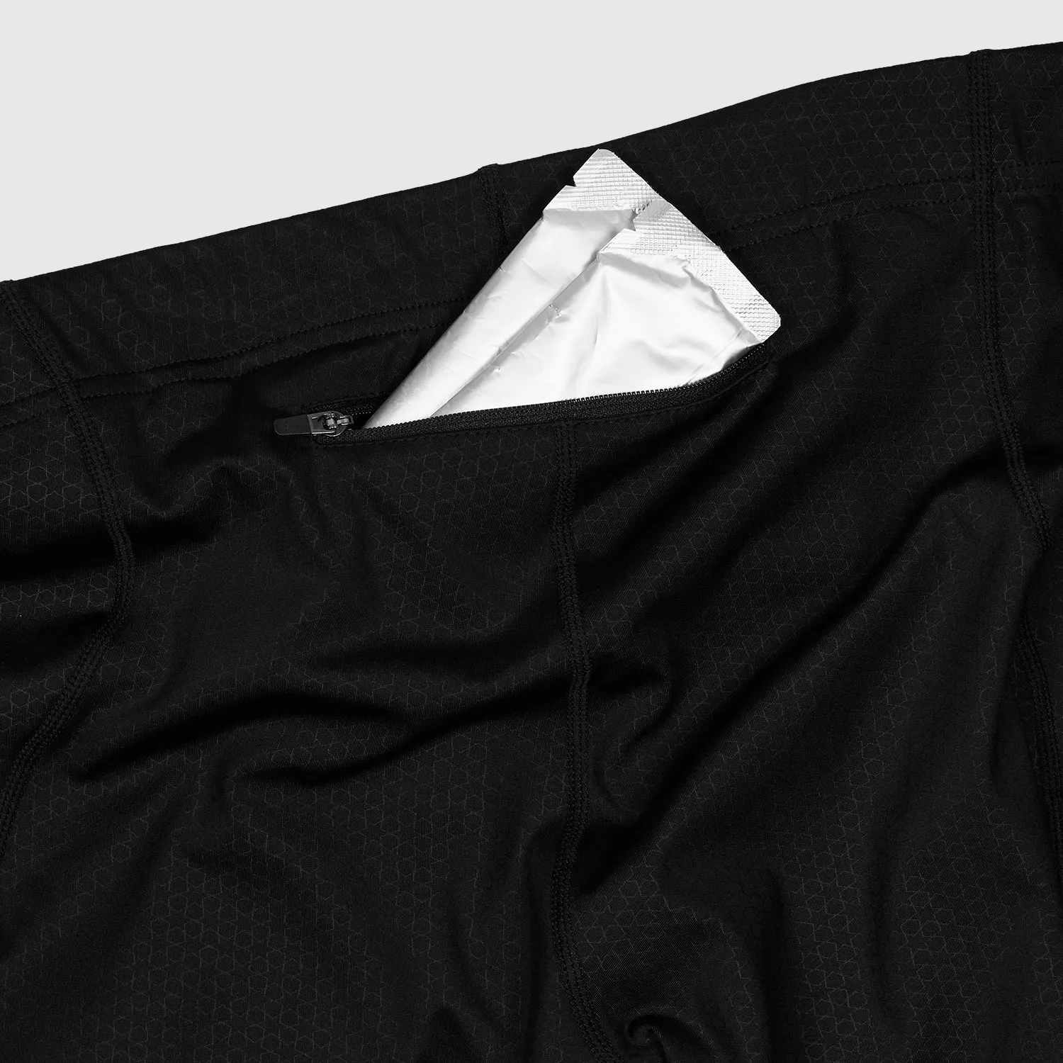 Comfortable Activewear Eco Friendly For Men SAYSKY Men's Combat  Long Tights Black