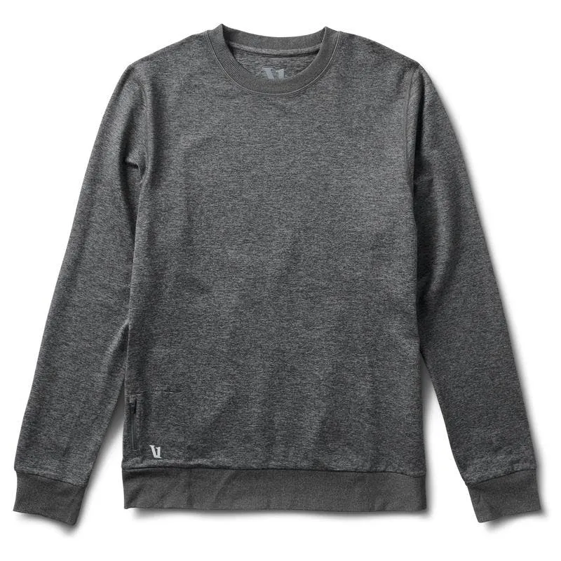 Men's Ponto Performance Crew - Charcoal Heather Timeless Active Cozy Feel