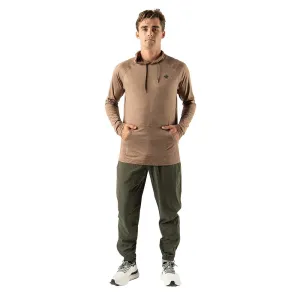 Fleece Lining Men's EZ Pullover - Petrified Oak