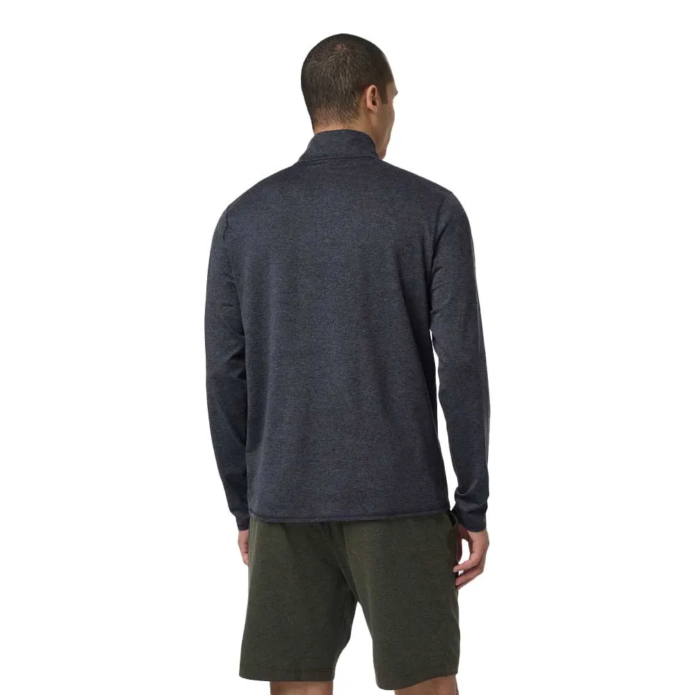 Adjustable Stylish Essentials Men's Ponto 1/2 Zip Mock Neck - Charcoal Heather
