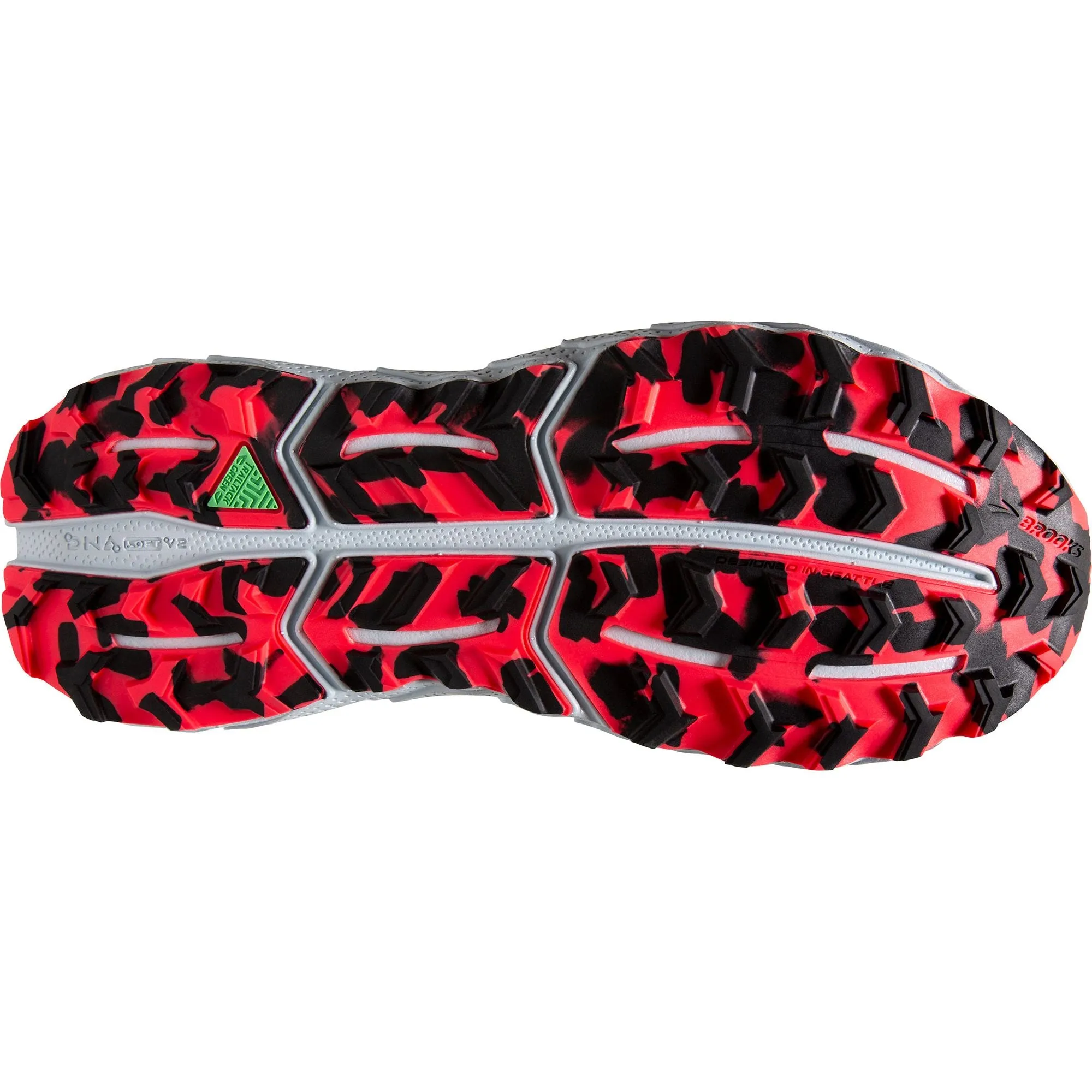 Brooks Cascadia 17 Womens Trail Running Shoes - Blue 360 Degree Airflow Tear Resistant Weave