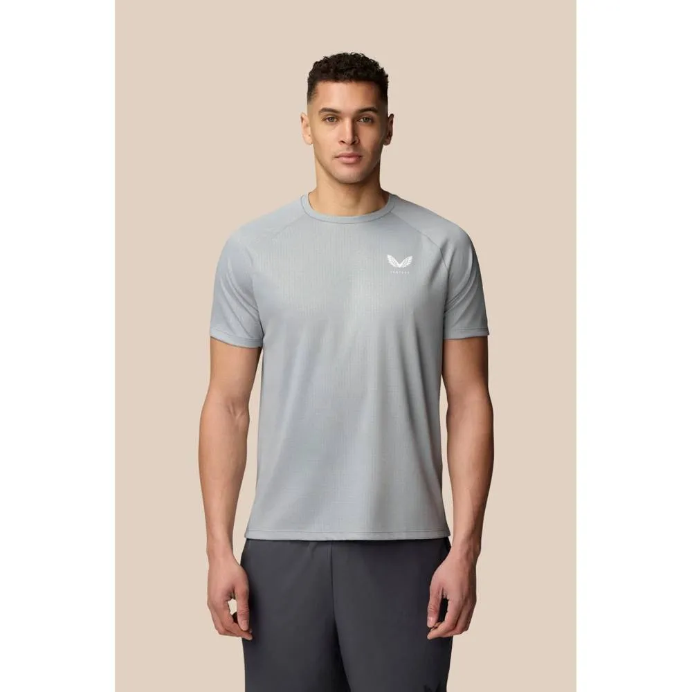 Light Fit Castore Adapt T-Shirt (Men's) - Rock Grey/White