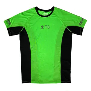 T8 Running Men's Iced Tee Shirt Lime QuickReleaseClosures