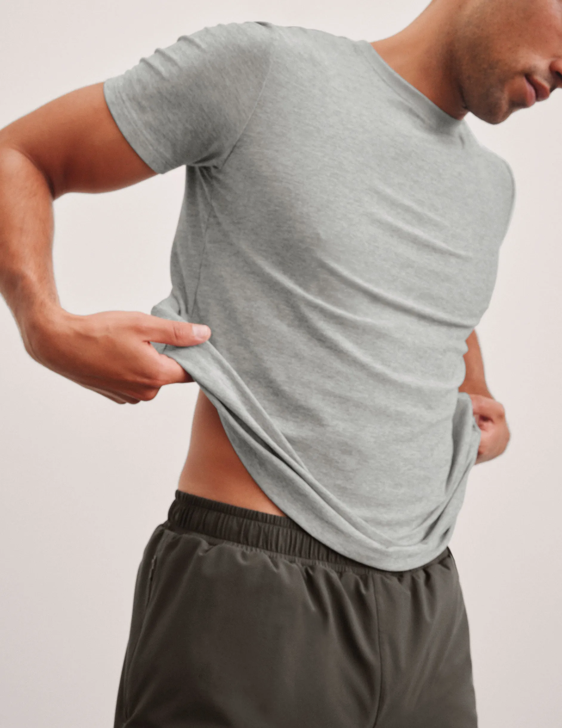 Always Beyond Men's Crew Tee 2.0 Buttery Soft Fabric Cozy Waist