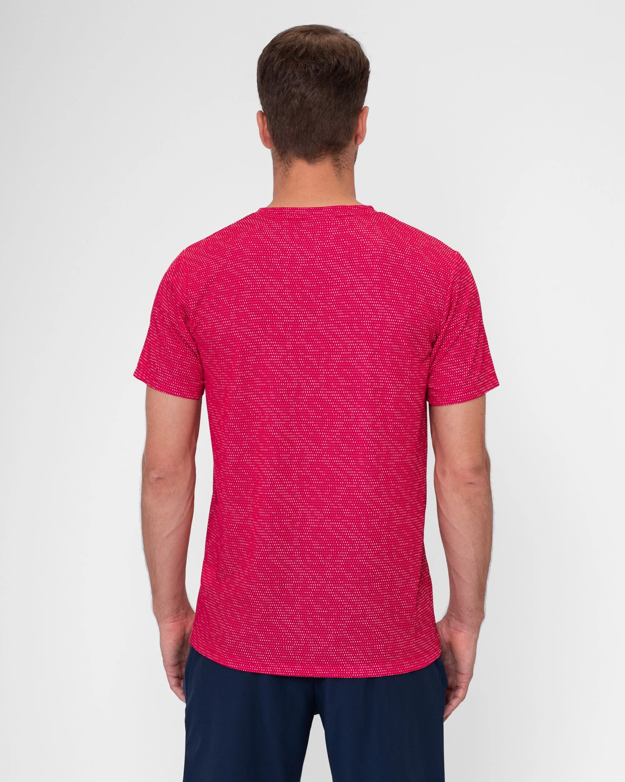 Wild Arts Red Tee back to school Boat Neck