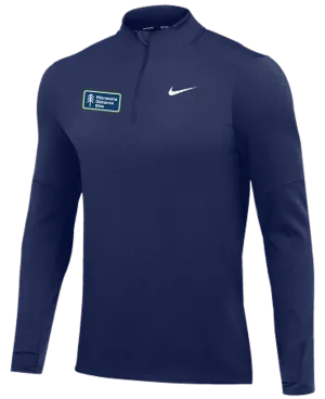 ZeroWaste Production Men's Minnesota Distance Elite Element DRI-Fit Half Zip (Navy)