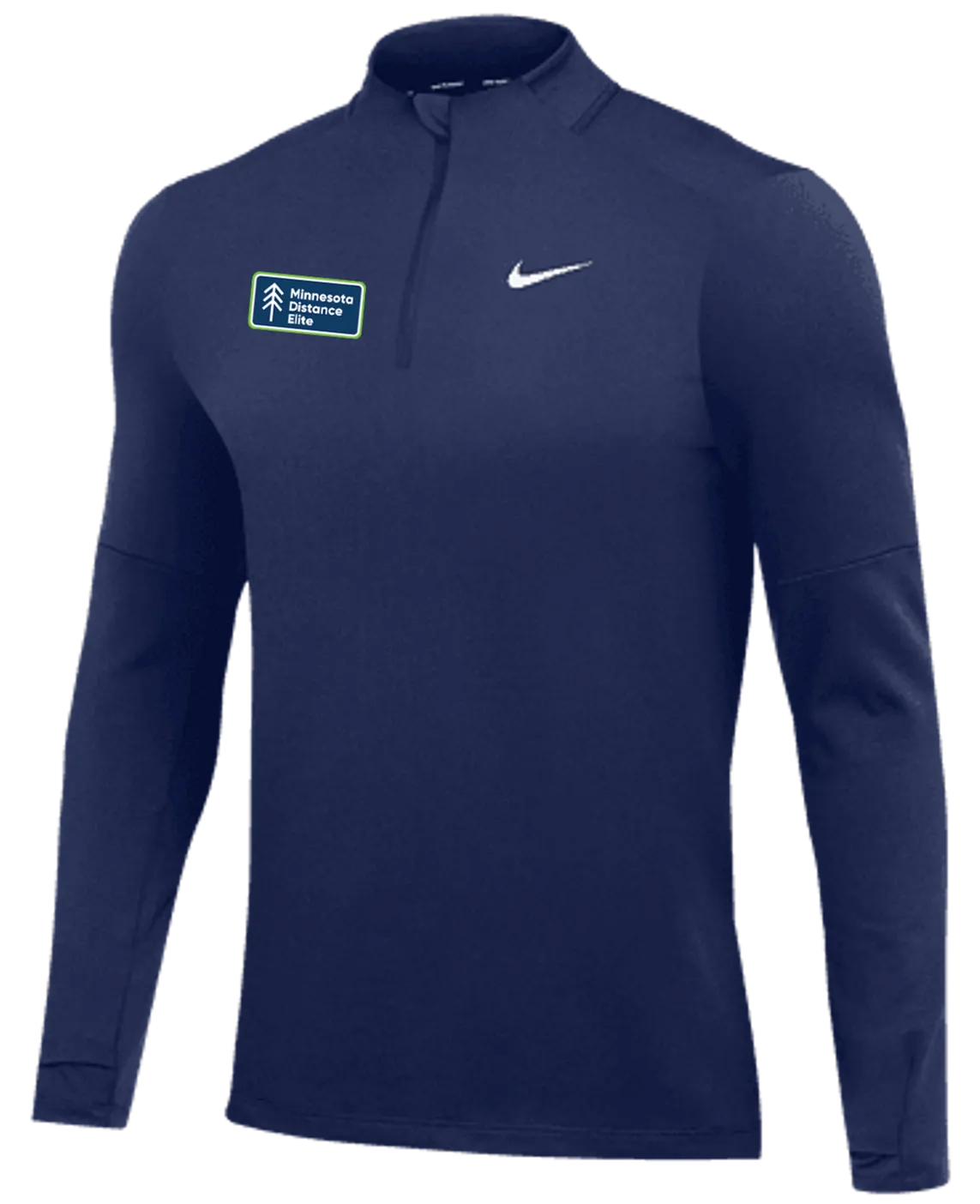 Casual Fit Comfort Design Men's Minnesota Distance Elite Element DRI-Fit Half Zip (Navy)