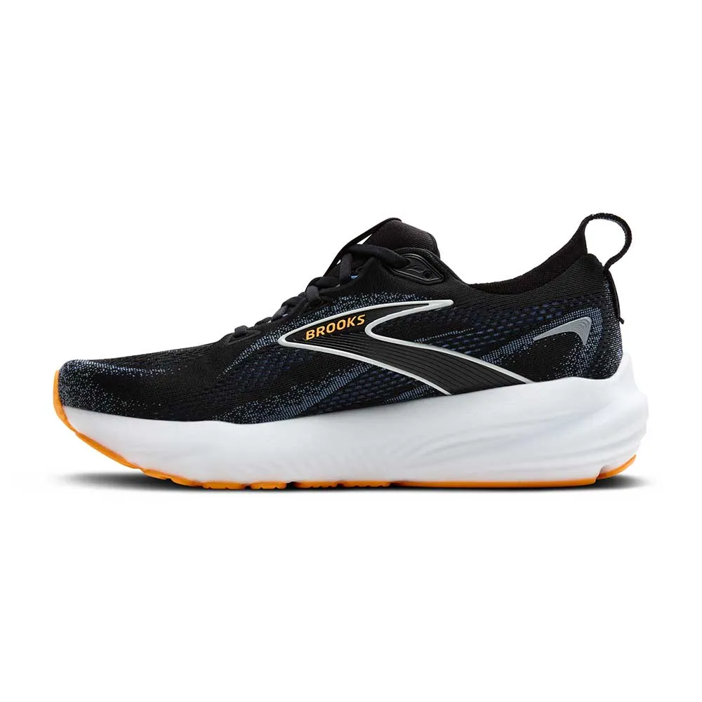 M Glycerin 22 (2E) - Black/Country Blue/Orange Pop molded insole running shoes