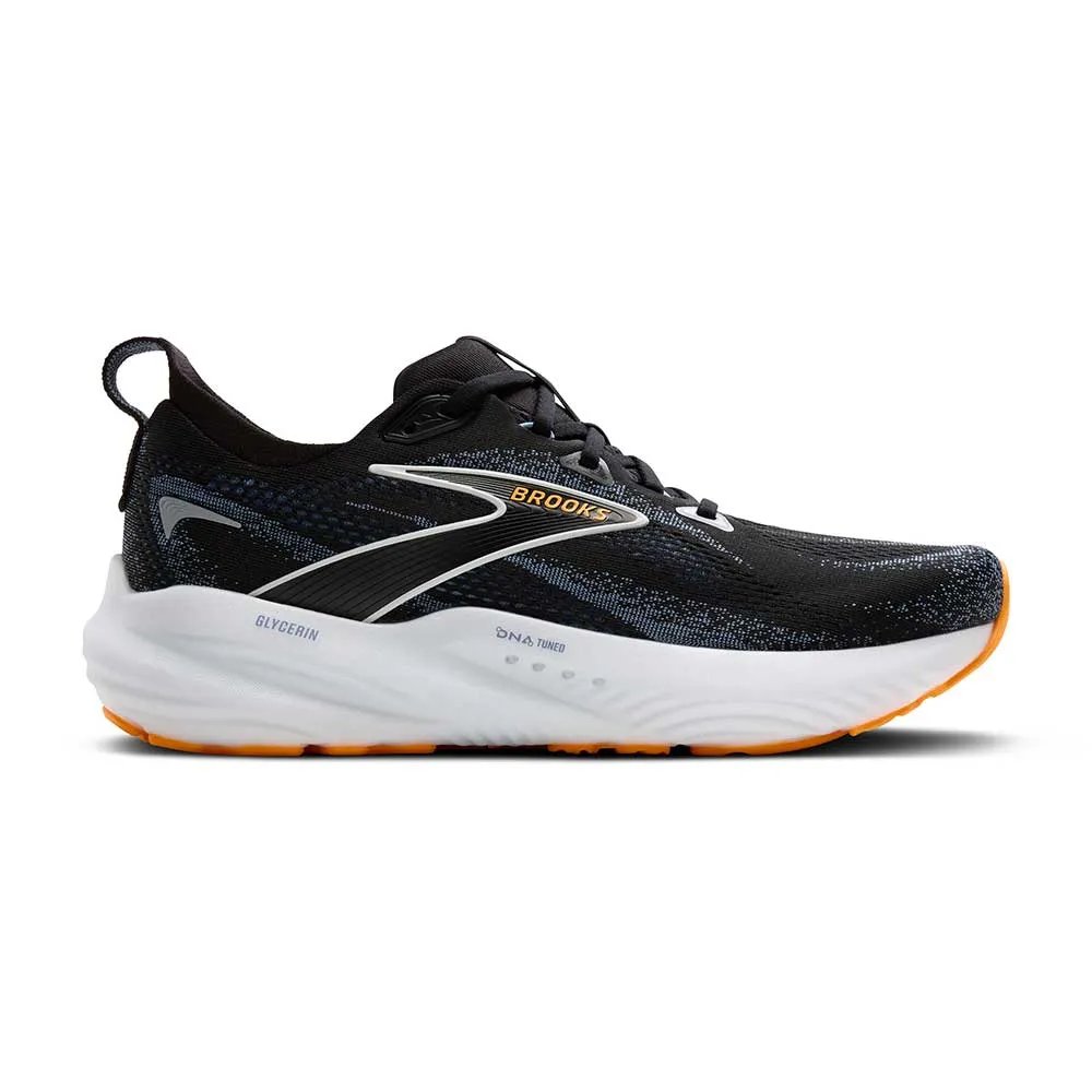 M Glycerin 22 (2E) - Black/Country Blue/Orange Pop Dynamic Fit Tech supportive foam shoes