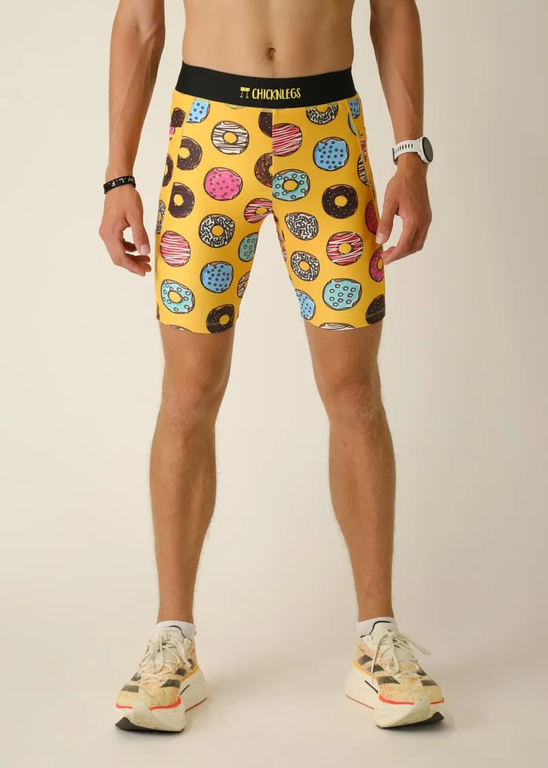Men's Salty Donuts 8" Half Tights Moisture Wicking All Ages