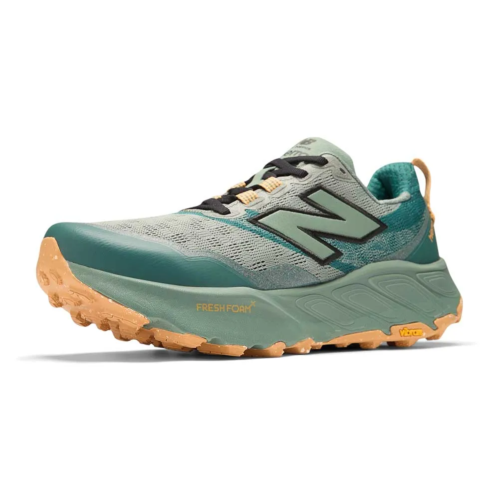 Men's Fresh Foam X Hierro v9 Trail Running Shoe - Dark Juniper/Black - Regular (D) Sock Like Fit