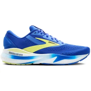 Brooks Men's Adrenaline GTS 24 Wide Fit Running Shoes Cobalt / Neo Yellow / Peacoat running flexibility training Torsional Stability