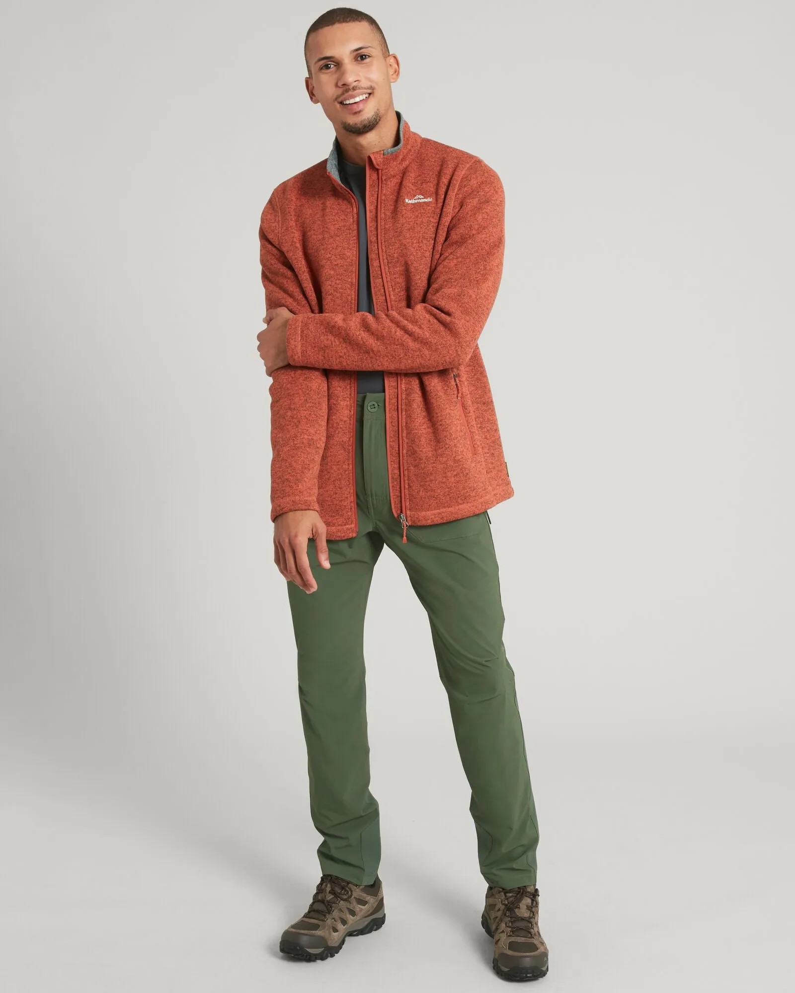 Men's ULT-Hike Pants - Thyme Adjustable Waist System Cozy Comfort