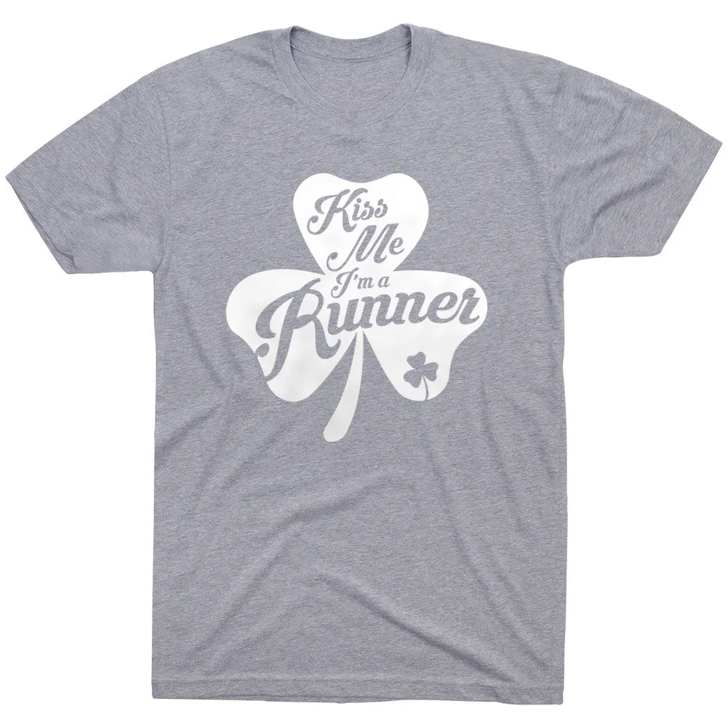 Stone Wash Process Running Short Sleeve T-Shirt - Kiss A Lucky Runner