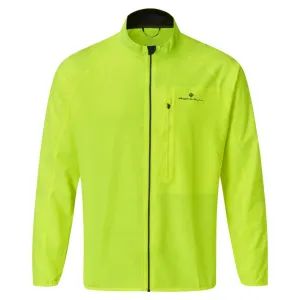 Ronhill Core Jacket (Mens) - Fluo Yellow/Black writers Graphic