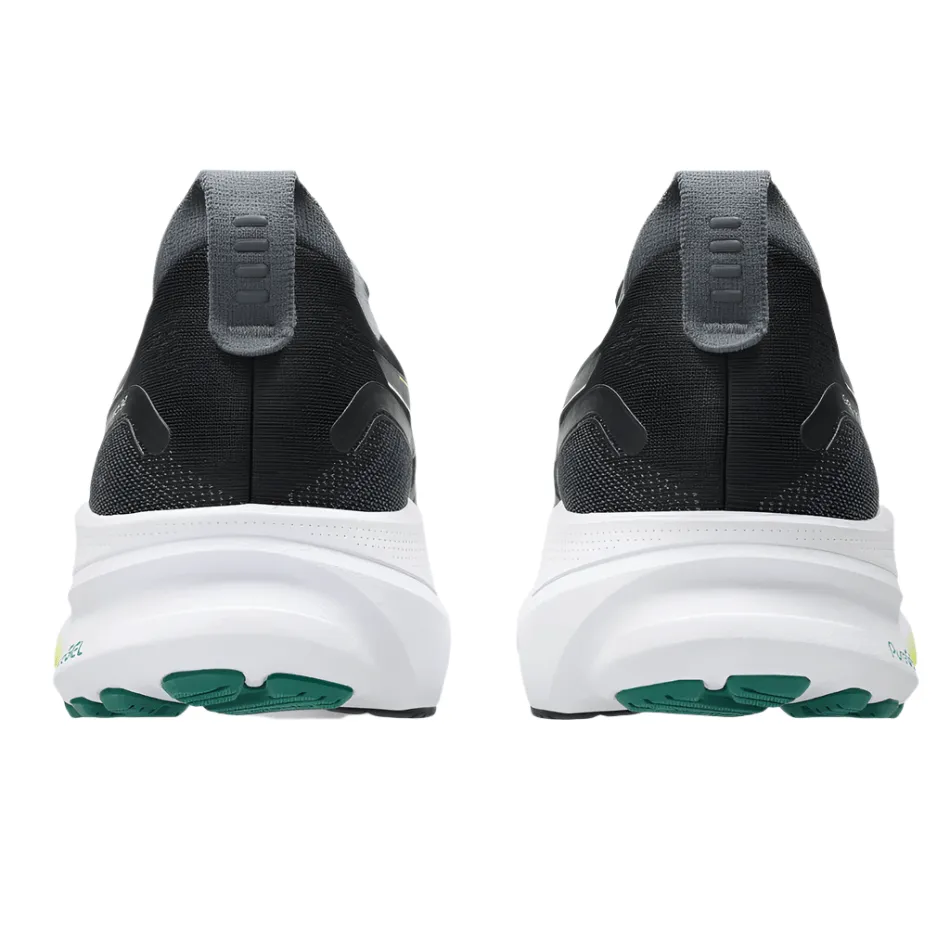 Comfort Engineering red running shoes ASICS Men's GEL-KAYANO 32 Running Shoes in Black/Jasper Green AW25