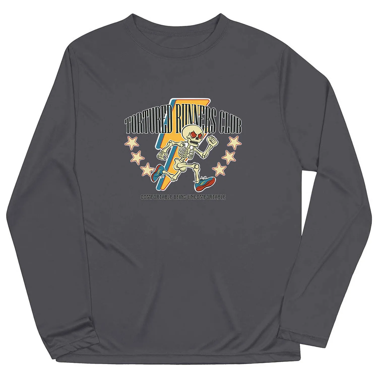 Men's Running Long Sleeve Performance Tee - The Tortured Runners Club Cozy Wearable