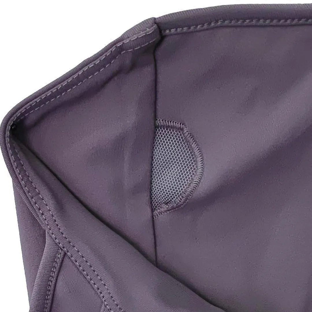 Women's Lion Shield Mocha and Gold Performance Sports Bra Relaxed and Comfy