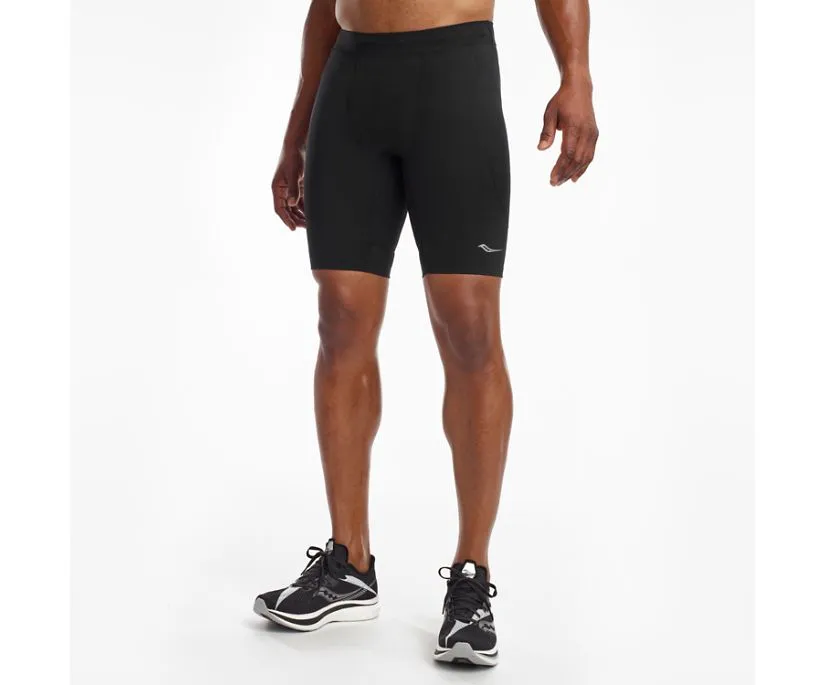 On-The-Go Style Multi Directional Flex Saucony | Bell Lap Short | Men's | Black