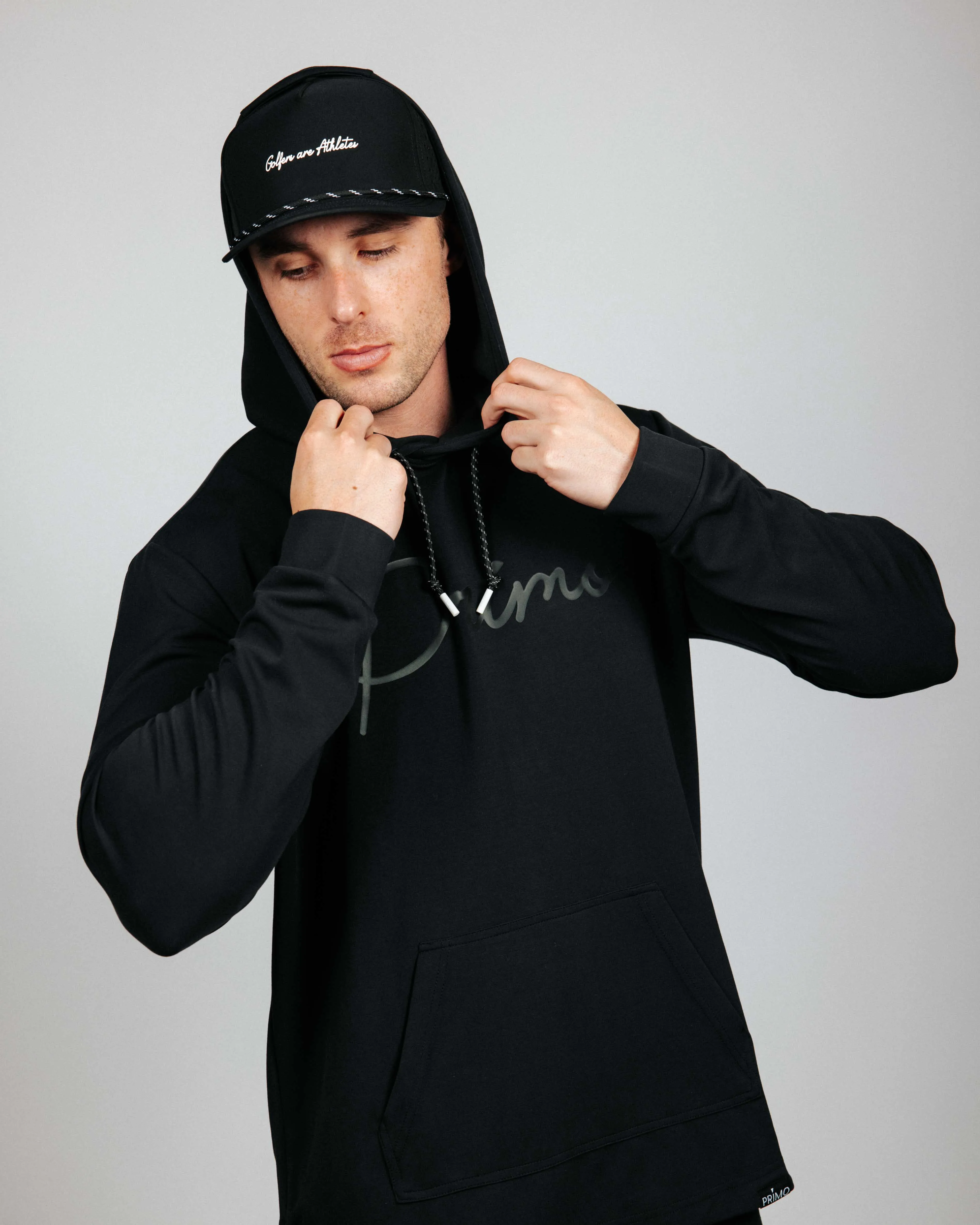 Cool in summer Snuggly Fit Men's Black Recovery Hoodie