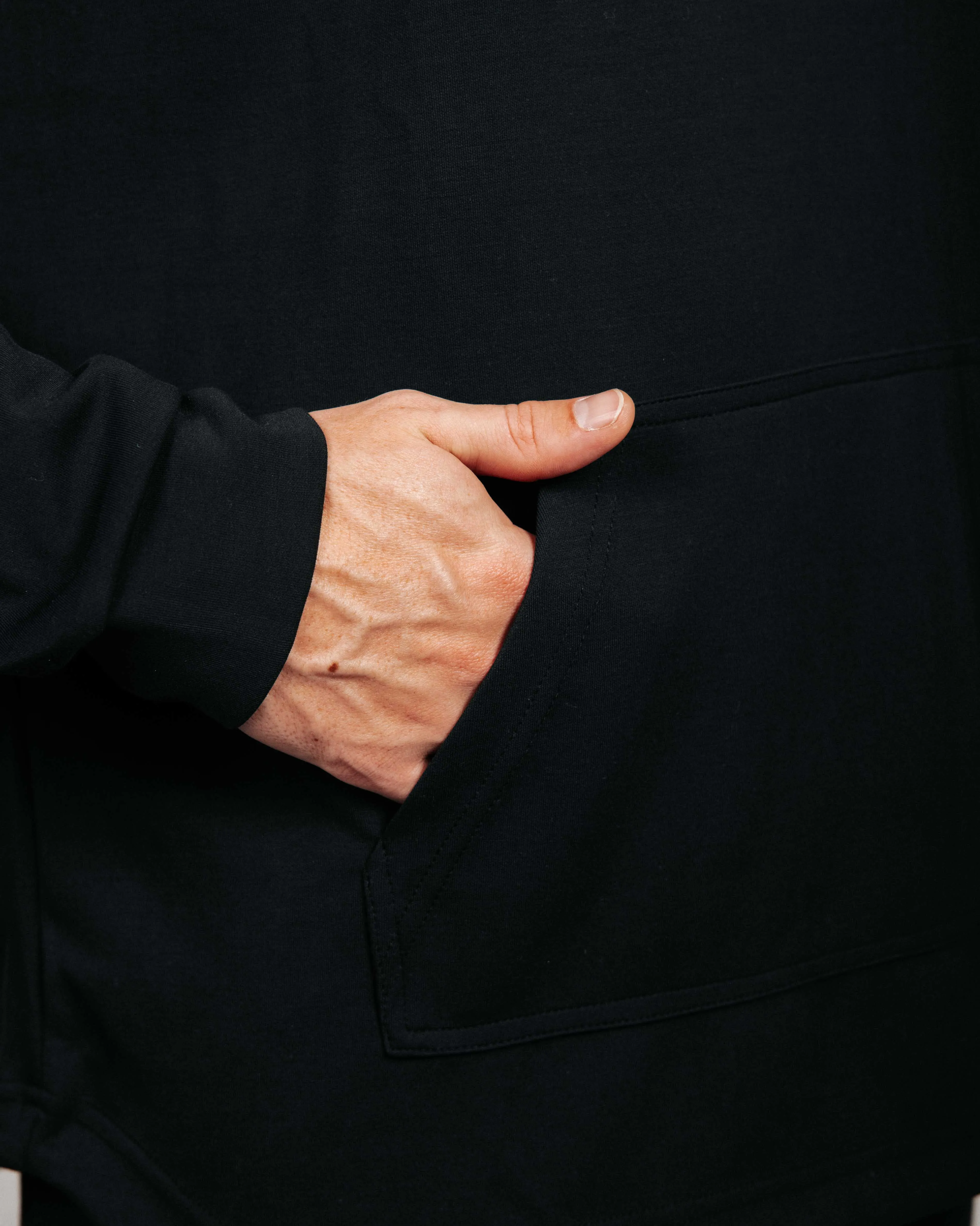 Men's Black Recovery Hoodie product camouflage stealth