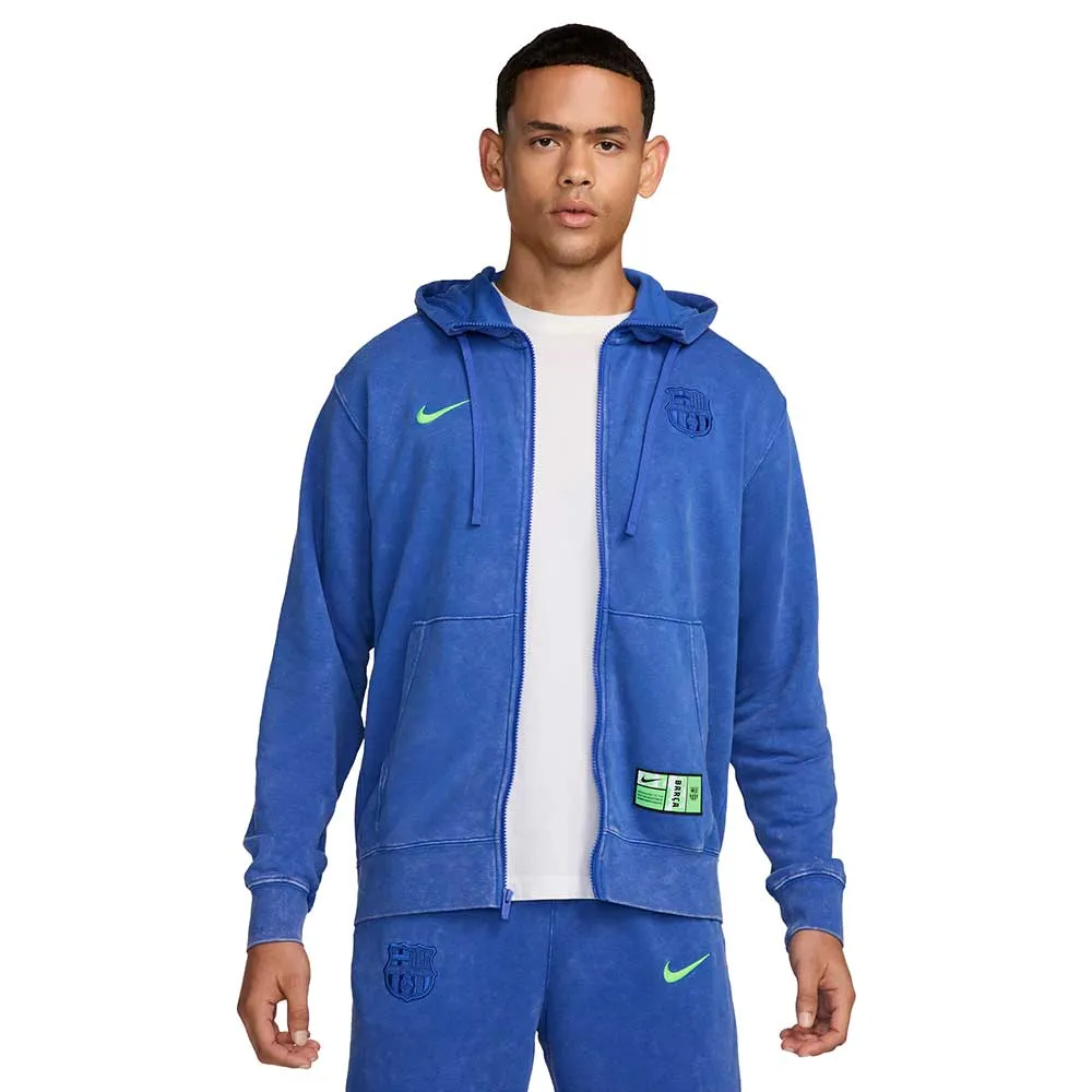 Men's FCB NSW Club Hoodie - Hyper Royal/Lime Blast Comfy Essentials