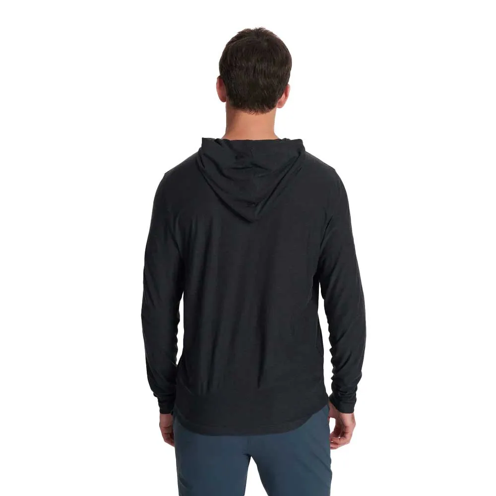 Fashion Layer product hat style statement Strato Tech Hoodie - Black Heather