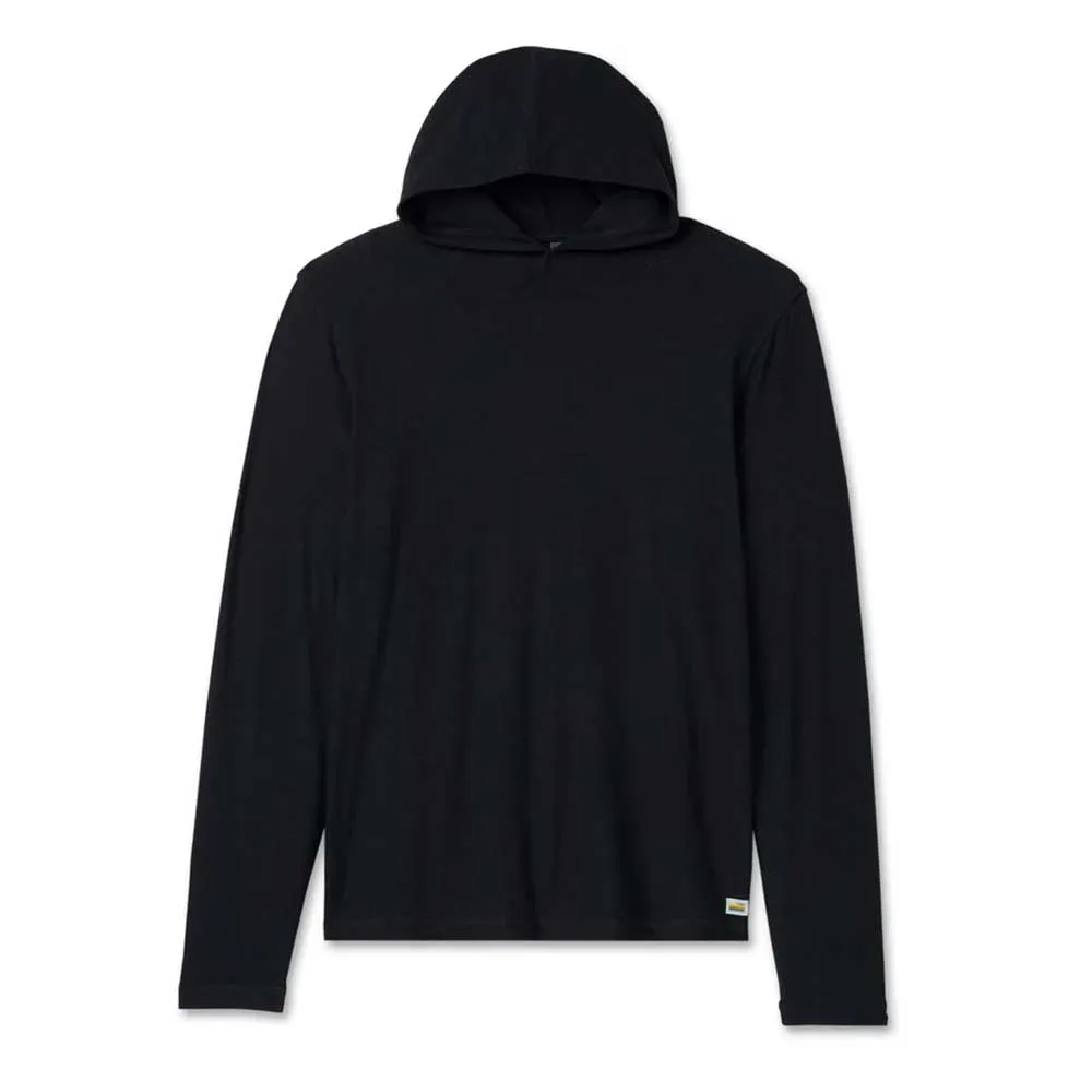 Strato Tech Hoodie - Black Heather keychain accents Outdoor Relaxed