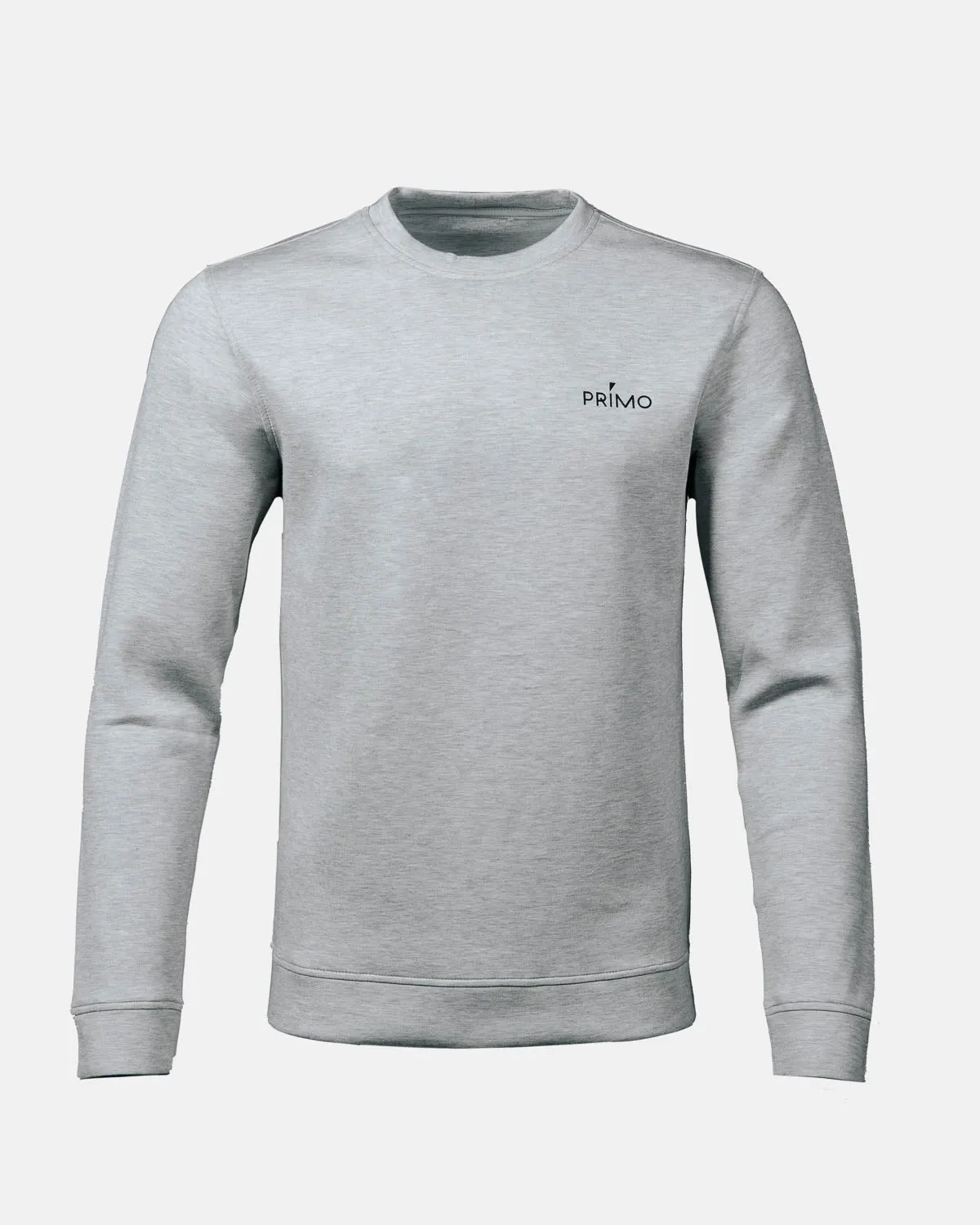 Men's Heather Gray Golf Crew Neck Essential Bold Soft Comfort