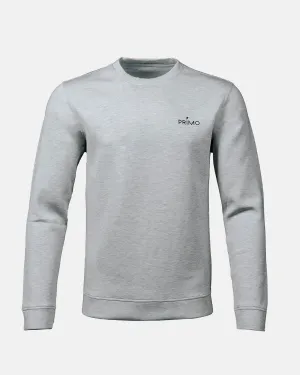 Men's Heather Gray Golf Crew Neck Essential Bold Soft Comfort