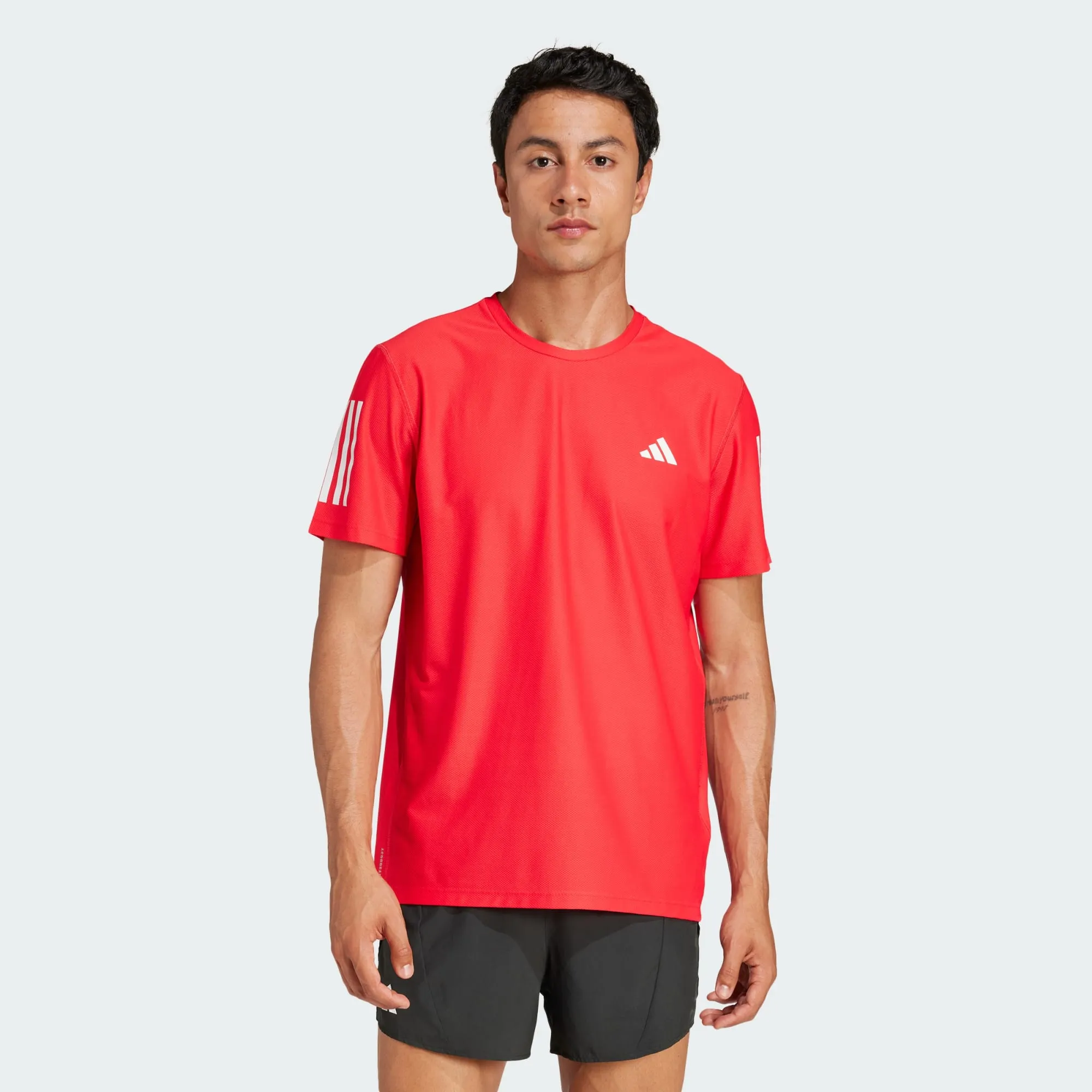 Men's OTR Base Tee (Pure Ruby) Comfortable Lounge
