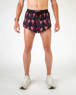 Sleek Stretch Men's Flamingo 2" DS Split Shorts
