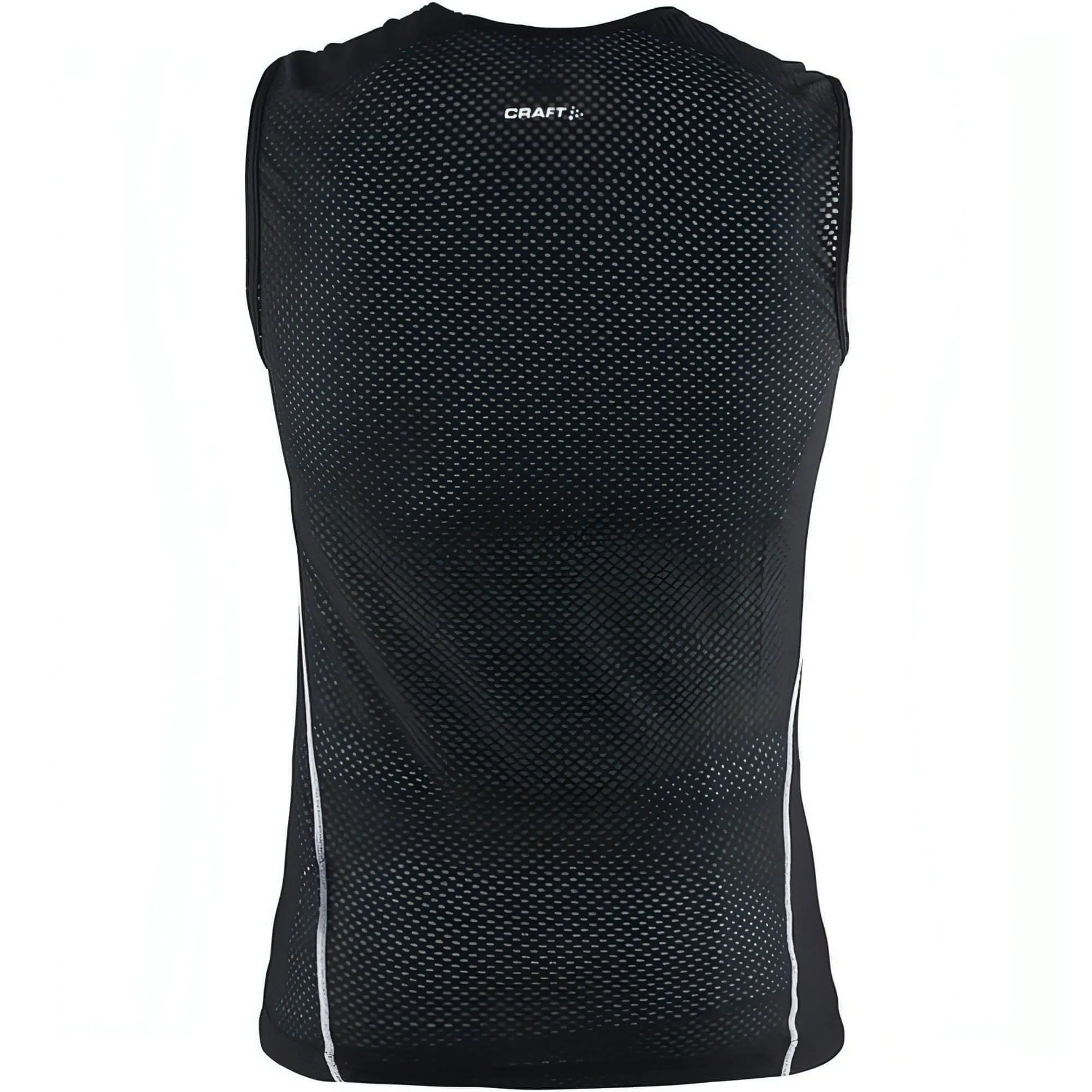 Craft Cool Mesh SuperLight Mens Sleeveless Baselayer - Black Counter - measure - ready Durable Blends
