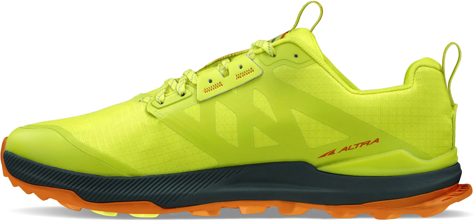 Altra Lone Peak 8 Mens Trail Running Shoes - Yellow Slip Resistant Pattern men??s trail running shoes