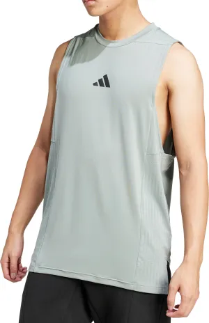 adidas Designed For Training Intensity Mens Training Vest - Green individual use Functional