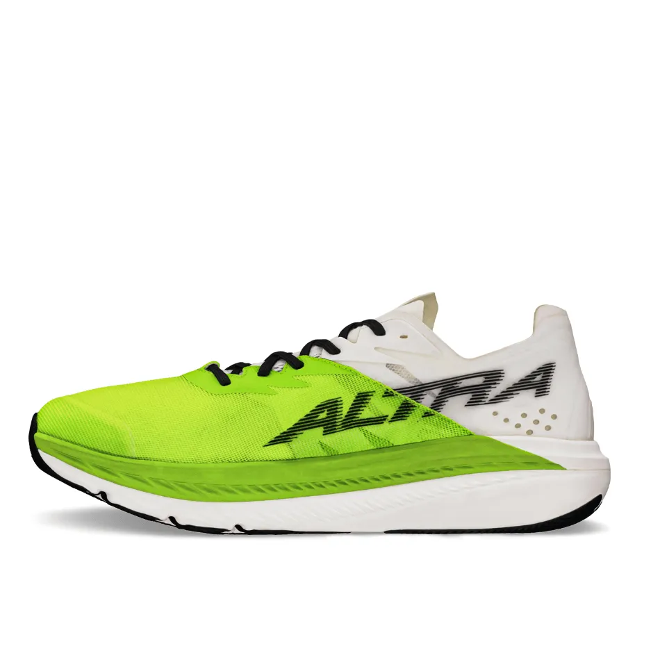 Altra Men's Vanish Carbon 2 Running Shoes in White/Lime SS25 psychologically - satisfying light shoes