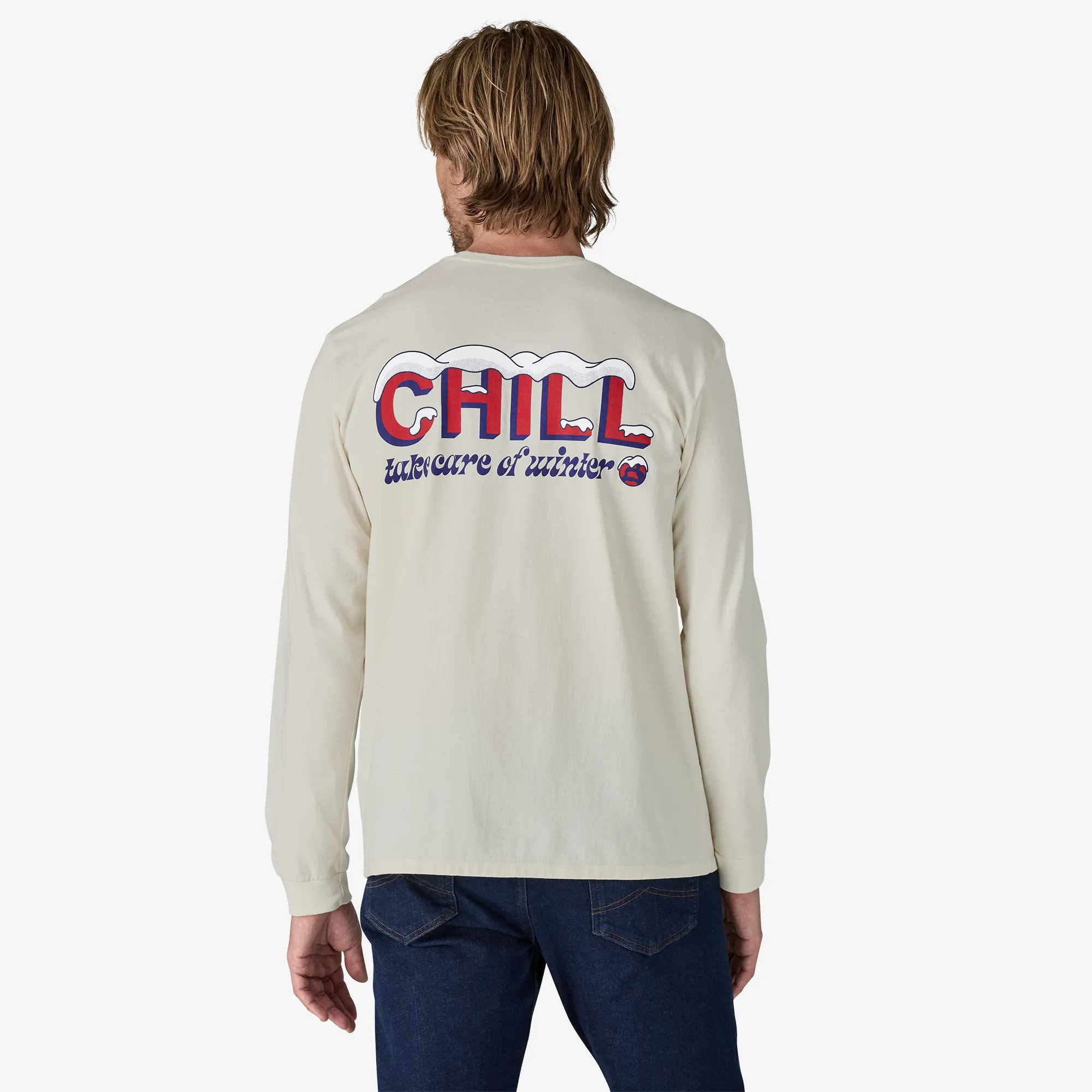 Men's Long-Sleeved Chill Responsibili-Tee? TactileStitching