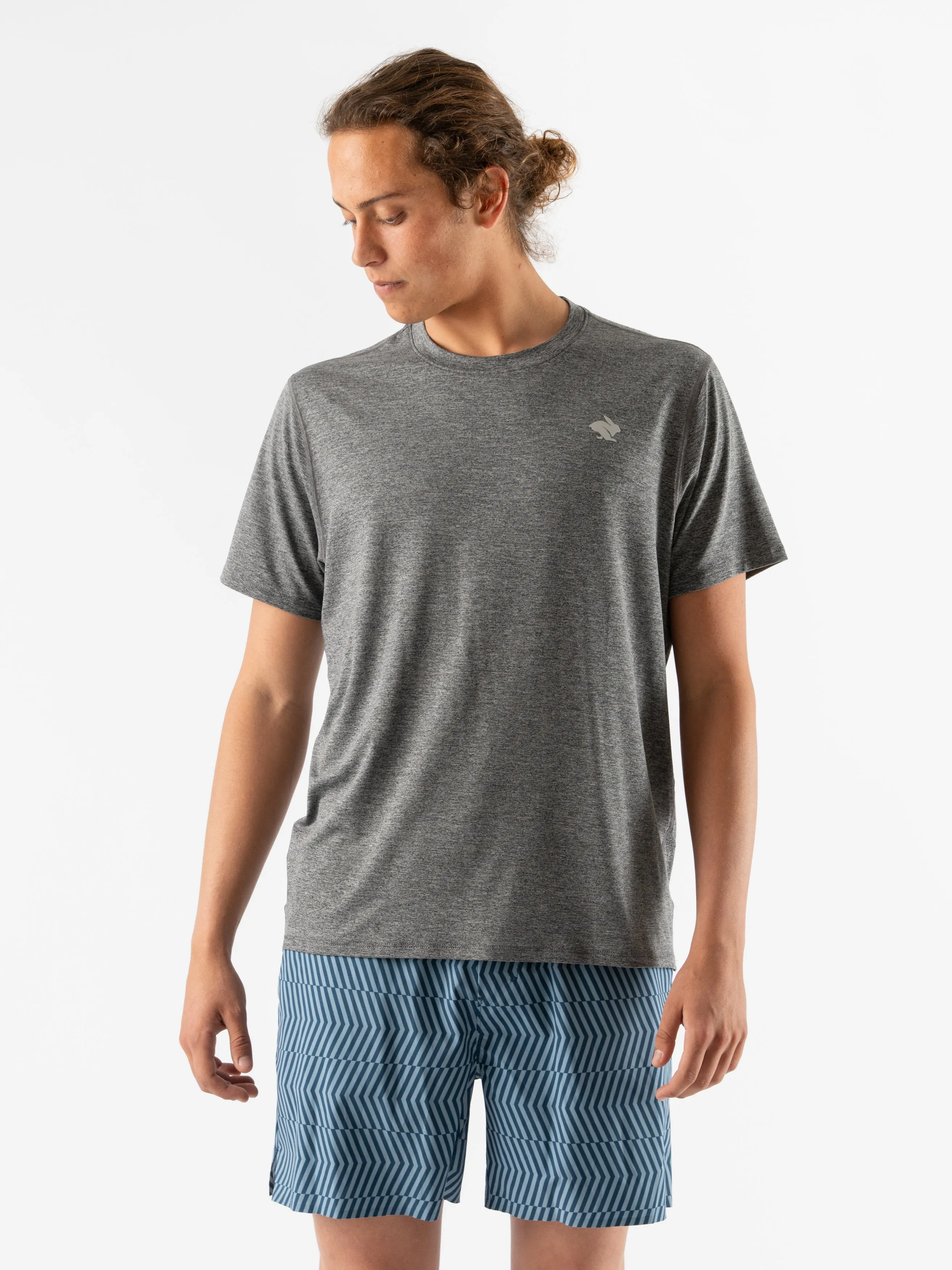 On the Go Tee Matte Look Micro Perforated Fabric