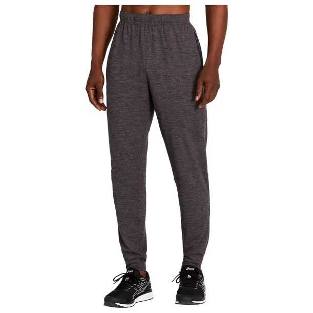 Asics | Performance Tech Pant | Mens | Dark Grey Heather Tagless Neckline Comfort Quick Dry Weave