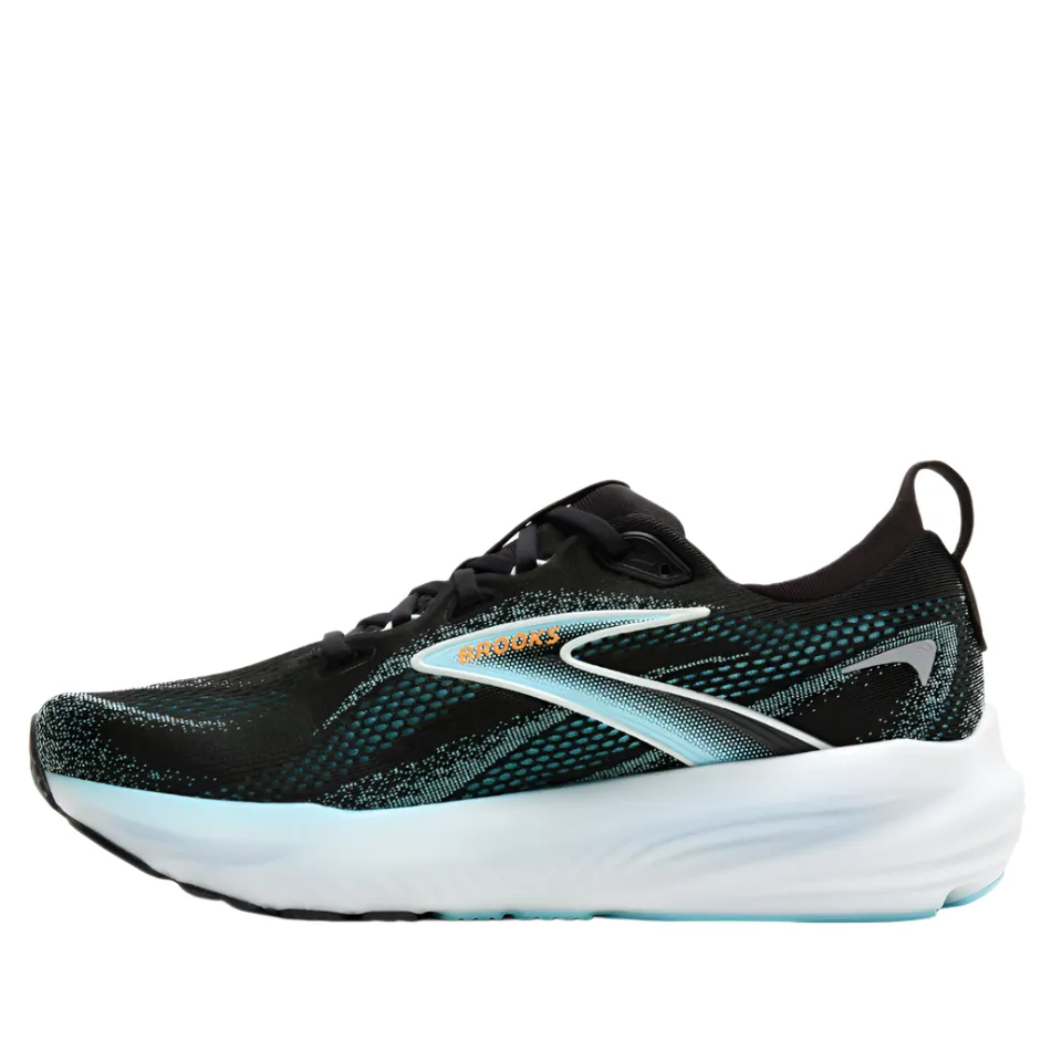 Brooks Men's Glycerin 22 Running Shoes in Black/Atomizer/Blazing Orange AW25 Athletic Use casual sports footwear