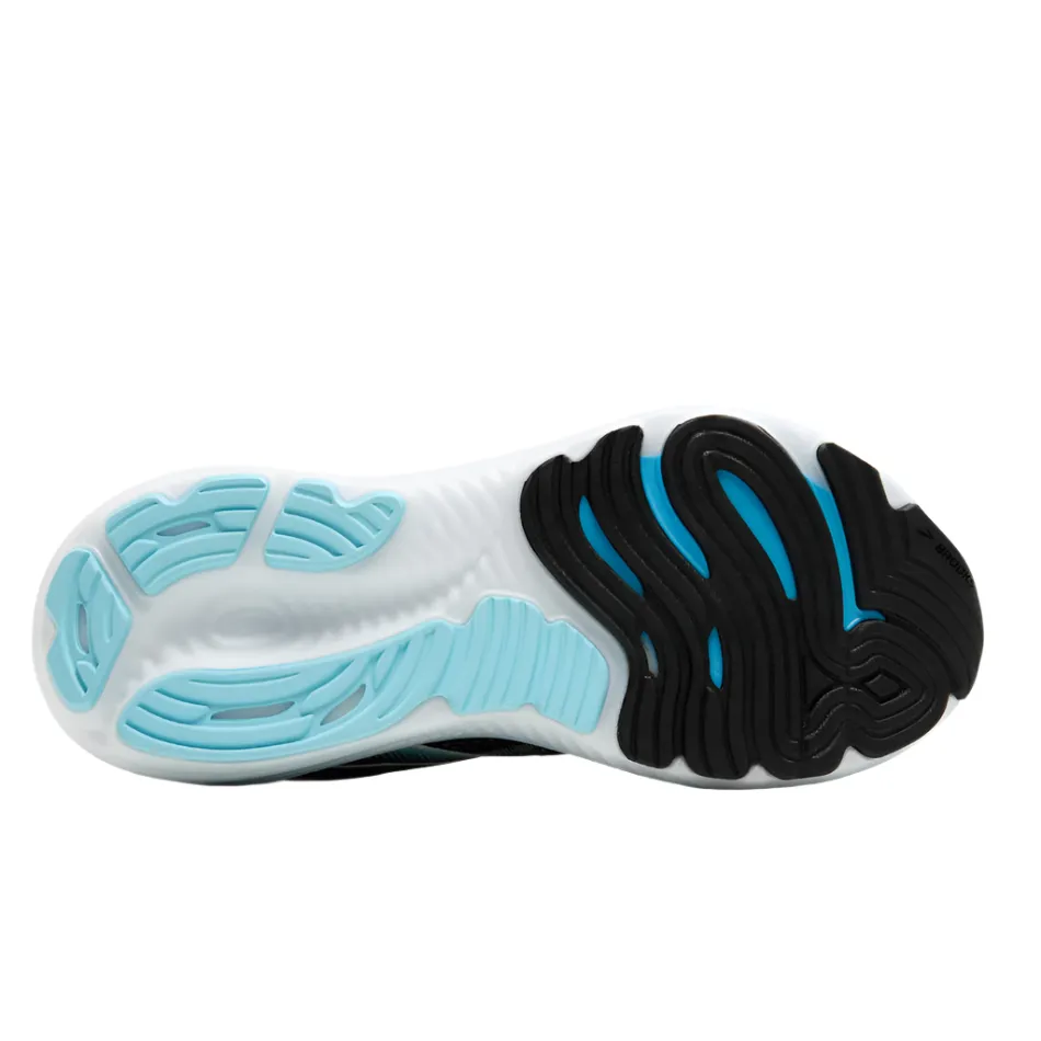 stretchy - upper - feature shoes group runs Brooks Men's Glycerin 22 Running Shoes in Black/Atomizer/Blazing Orange AW25